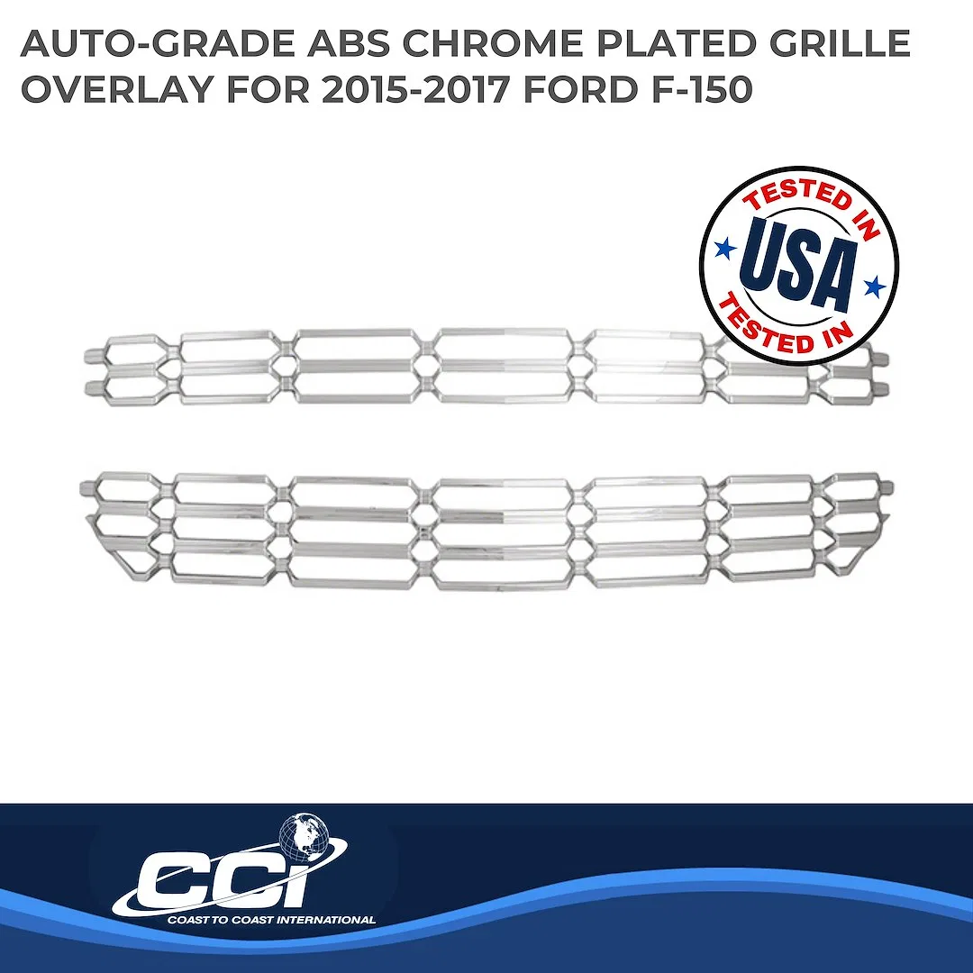 IWCGI136 – COAST2COAST Grille Insert, Overlay 2 Piece Chrome Plated ABS Plastic - view 2